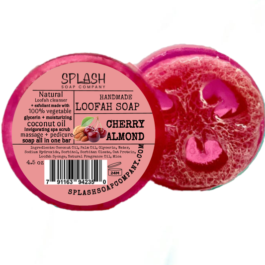 Cherry Almond Loofah Soap