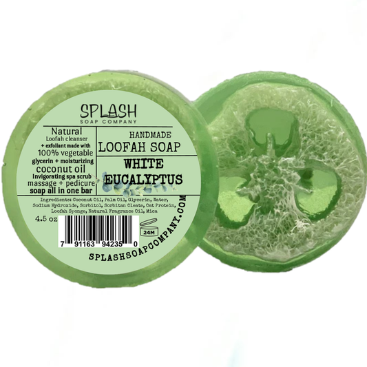 White Eucalyptus Loofah Soap