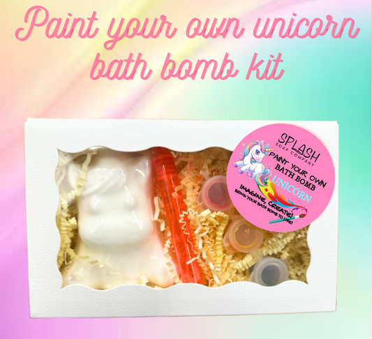 UNICORN-PAINT YOUR OWN BATH BOMB