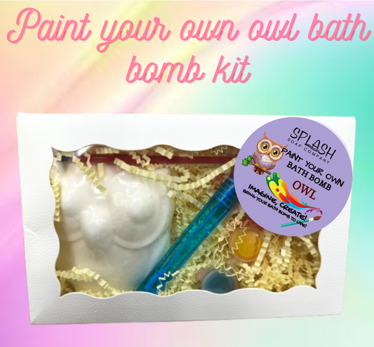 OWL-PAINT YOUR OWN BATH BOMB