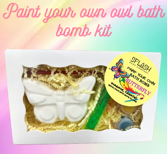 BUTTERFLY-PAINT YOUR OWN BATH BOMB