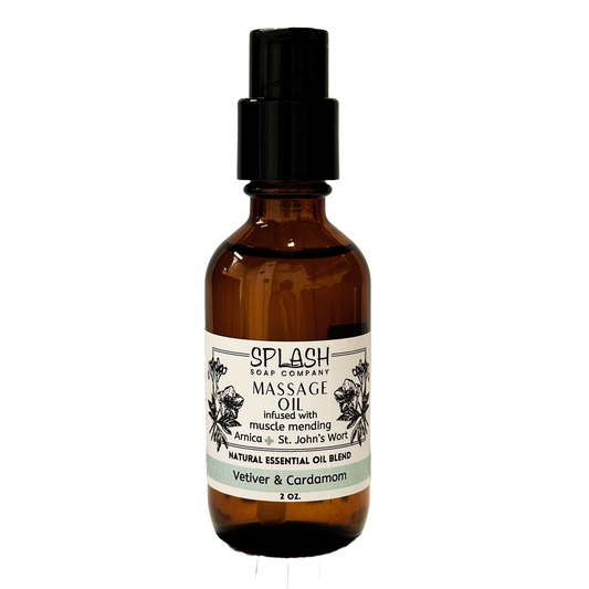 Massage Oil-Vetiver & Cardamom