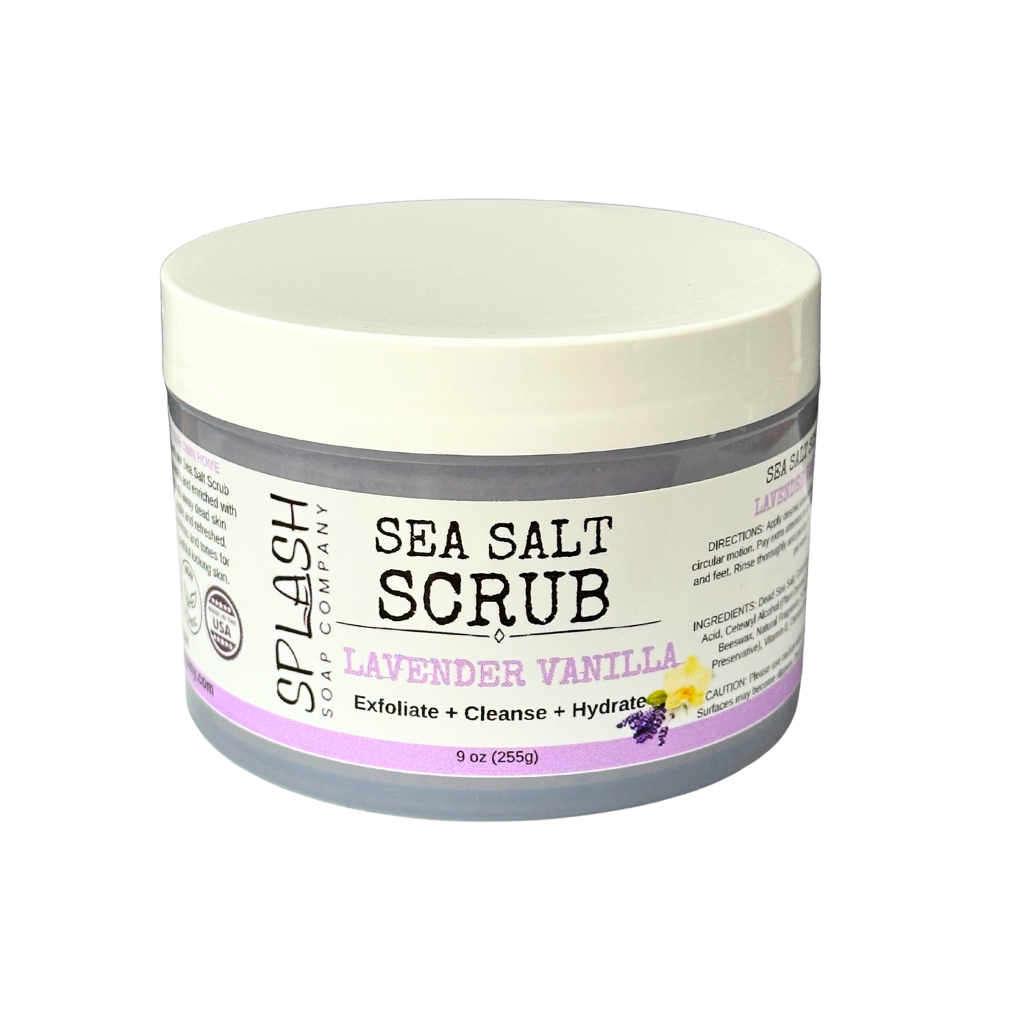 Lavender Vanilla Sea Salt Scrub