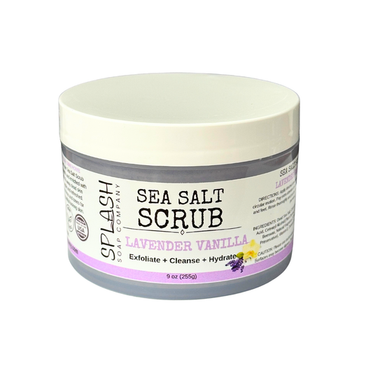 Lavender Vanilla Sea Salt Scrub