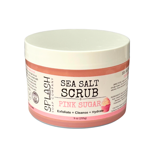 Pink Sugar Sea Salt Scrub