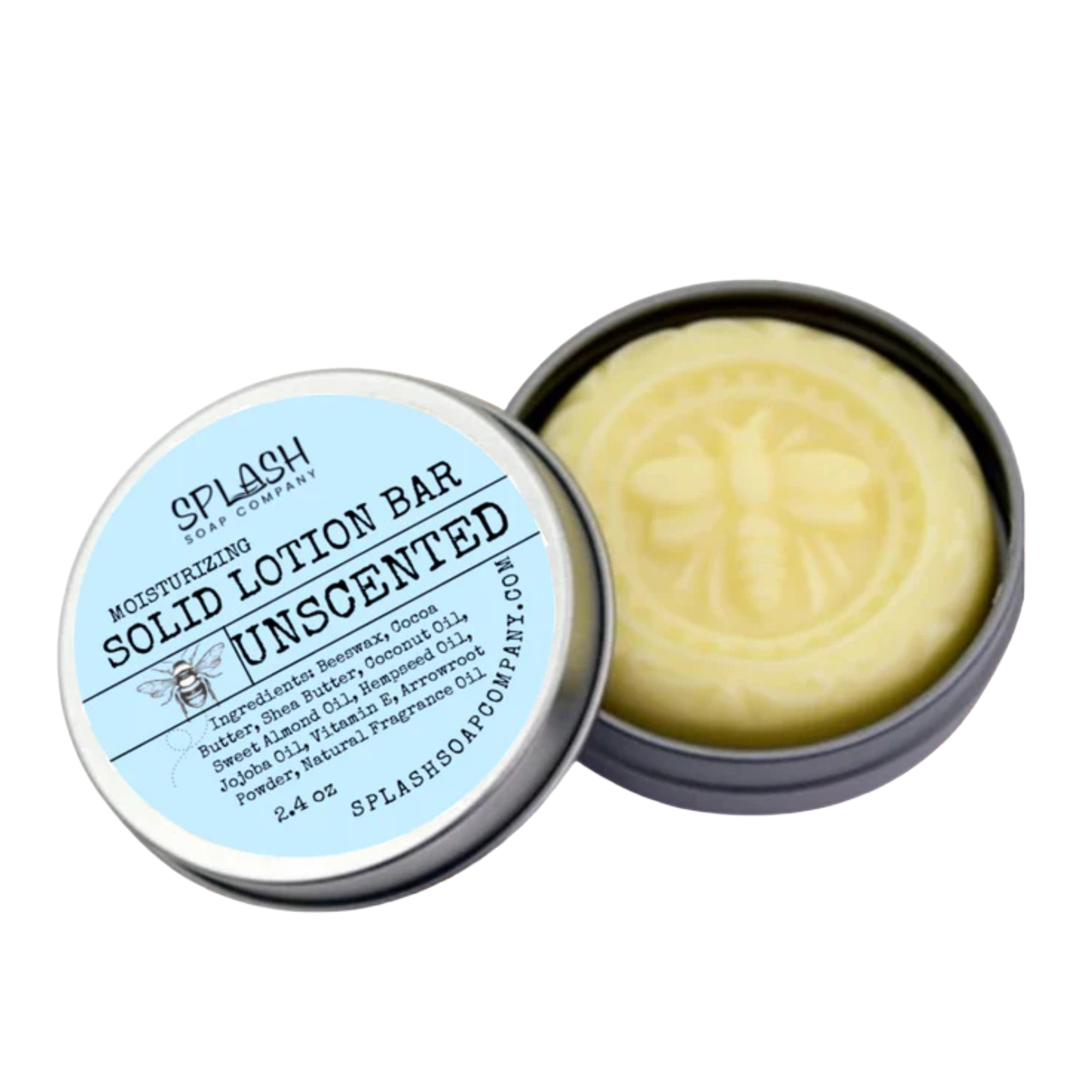 Unscented Solid Lotion Bar