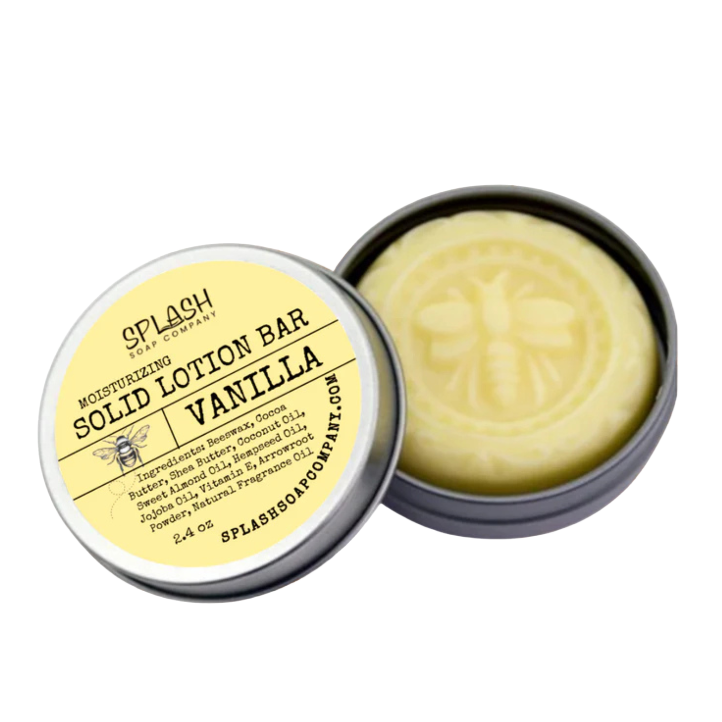 Vanilla Solid Lotion Bar