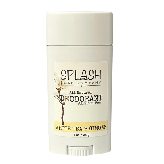 White Tea & Ginger Activated Charcoal Natural Deodorant