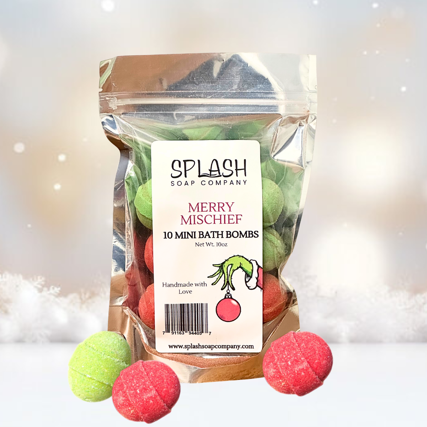 Merry Mischief Mini Bath Bombs