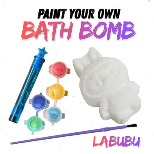 LABUBU INSPIRED-PAINT YOUR OWN BATH BOMB