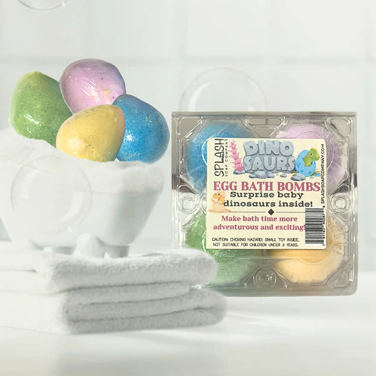 Surprise Dinosaur Egg Bath Bombs-4 count