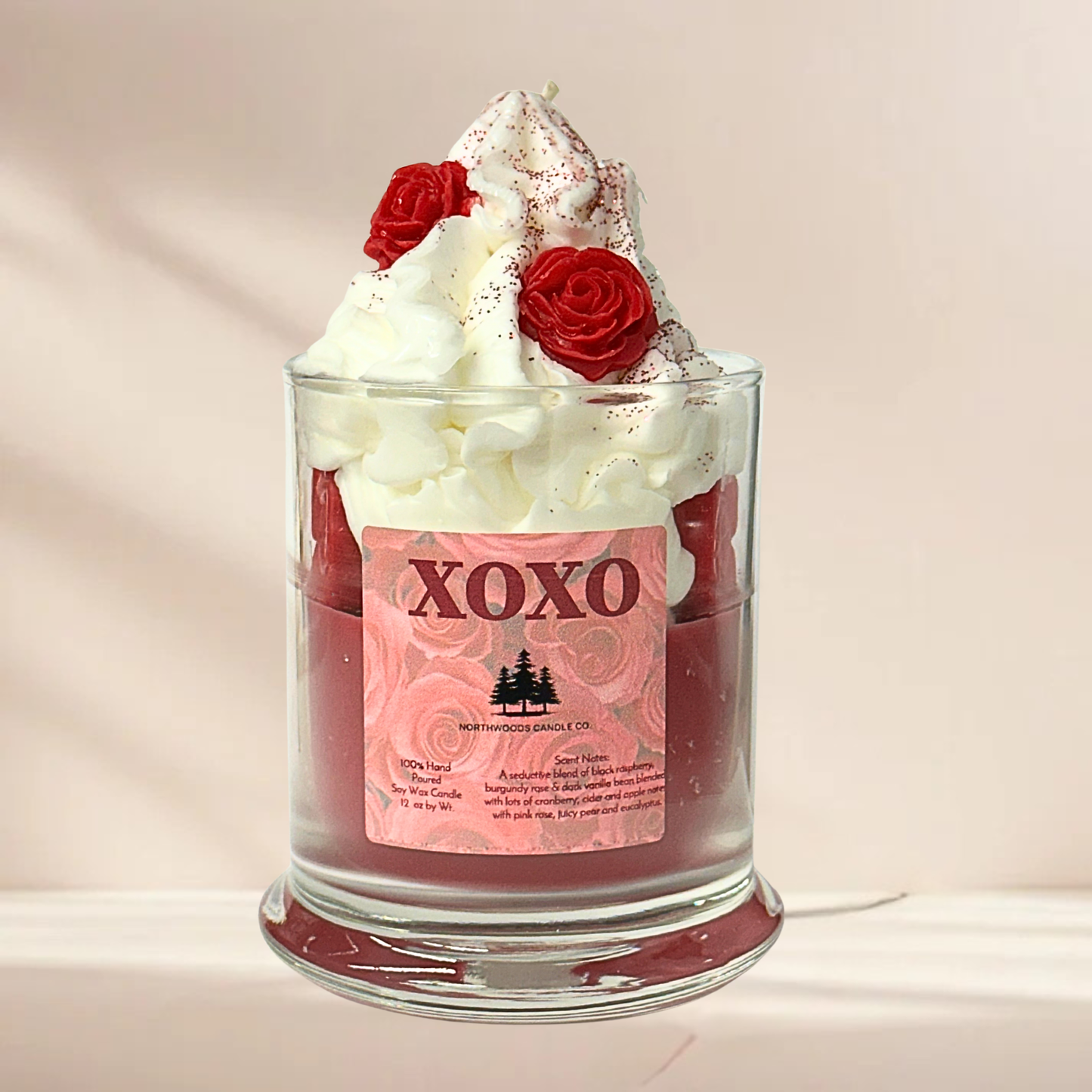 XOXO Valentine's Day Candle