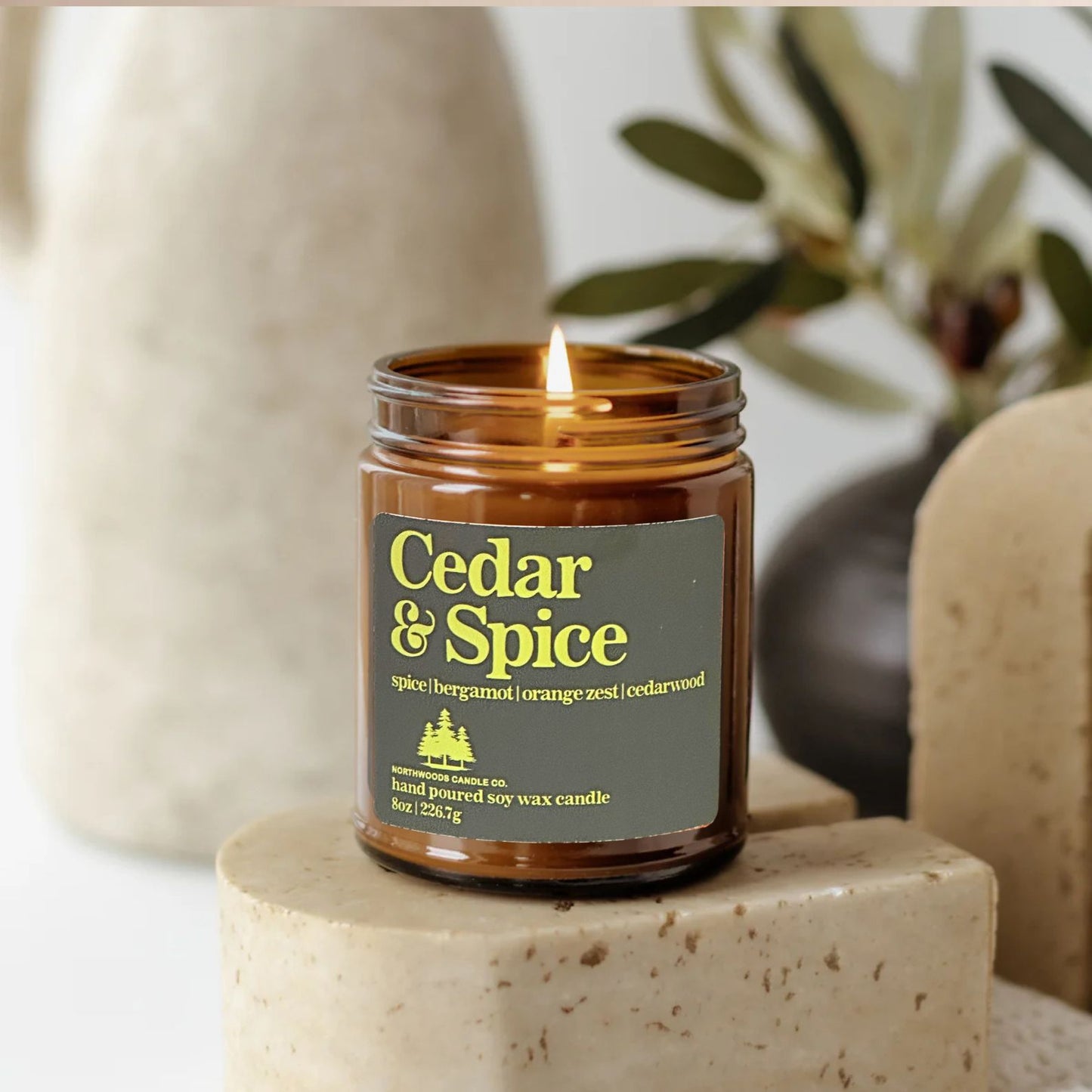Cedar & Spice Candle- SIGNITURE COLLECTION