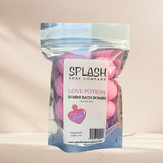 Love Potion Mini Bath Bombs