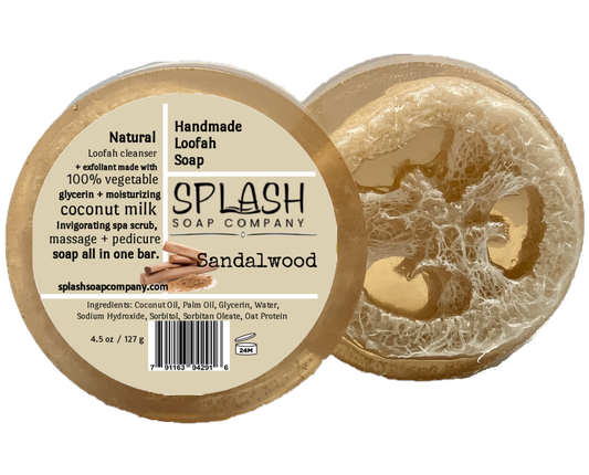 Sandalwood Loofah Soap