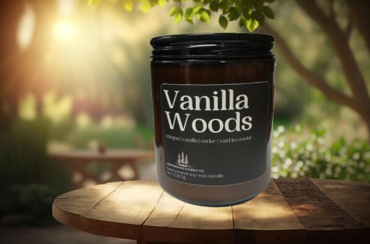 Vanilla Woods Candle-Rustic Cabin Collection