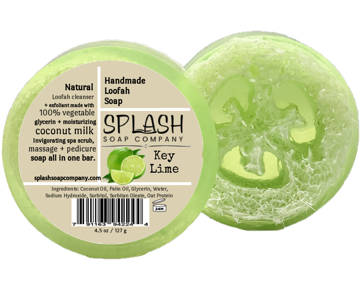 Key Lime Loofah Soap