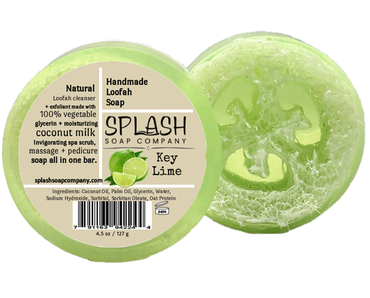 Key Lime Loofah Soap