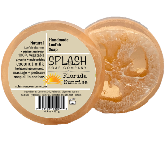 Florida Sunrise Loofah Soap