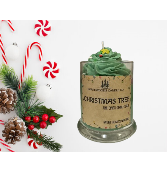 Christmas Tree Natural Candle