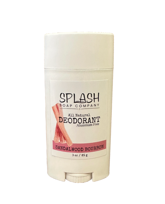 Sandalwood Bourbon Activated Charcoal Natural Deodorant