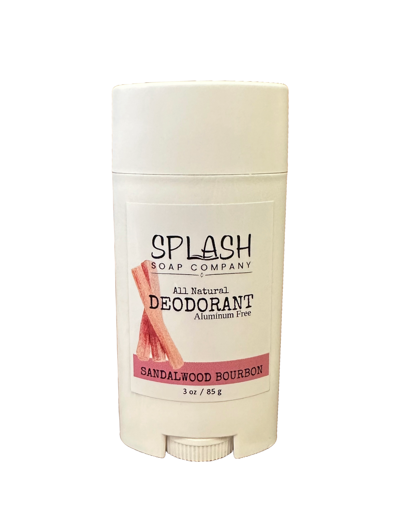 Sandalwood Bourbon Activated Charcoal Natural Deodorant