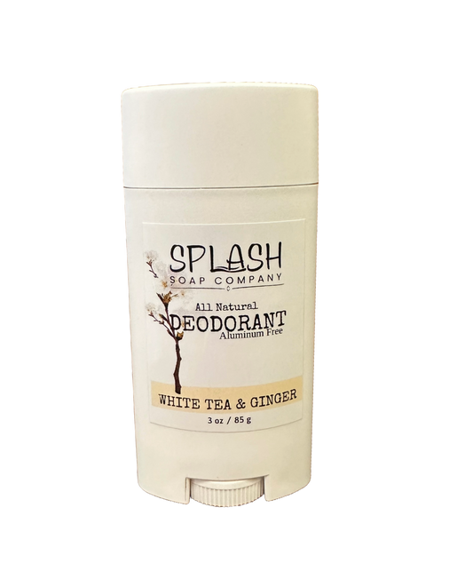 White Tea & Ginger Activated Charcoal Natural Deodorant