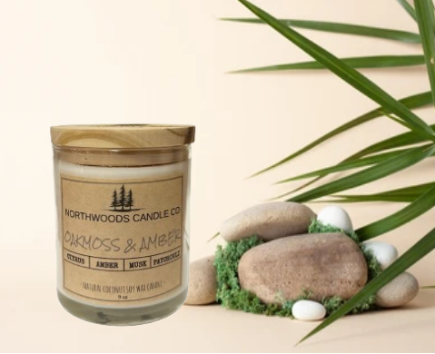 Oakmoss & Amber Candle- Classic Collection