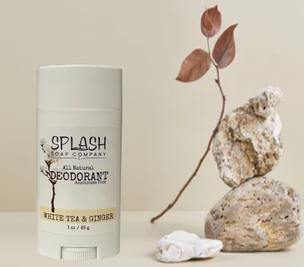 White Tea & Ginger Activated Charcoal Natural Deodorant