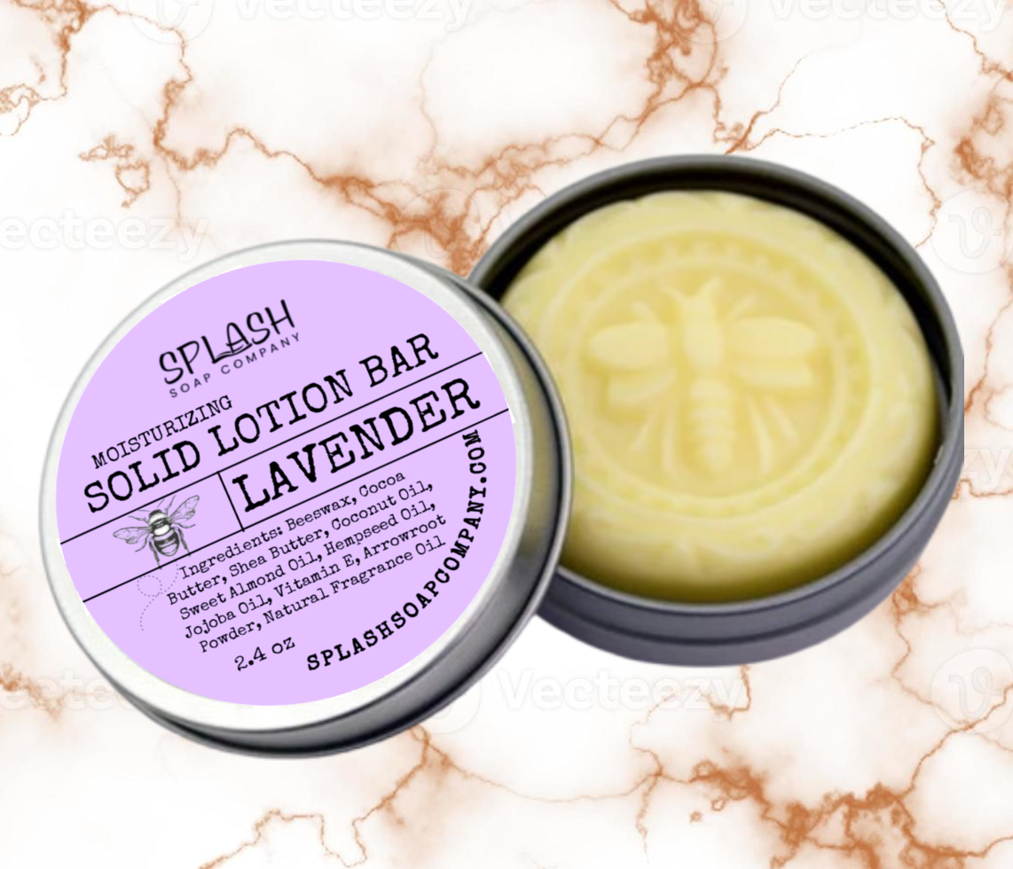 Lavender Solid Lotion Bar