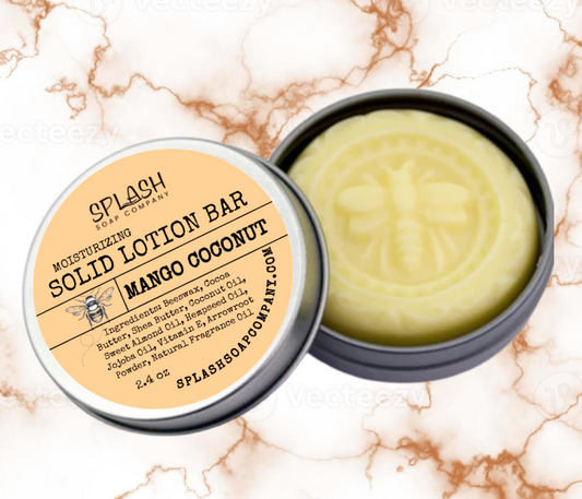 Mango Coconut Lotion Bar