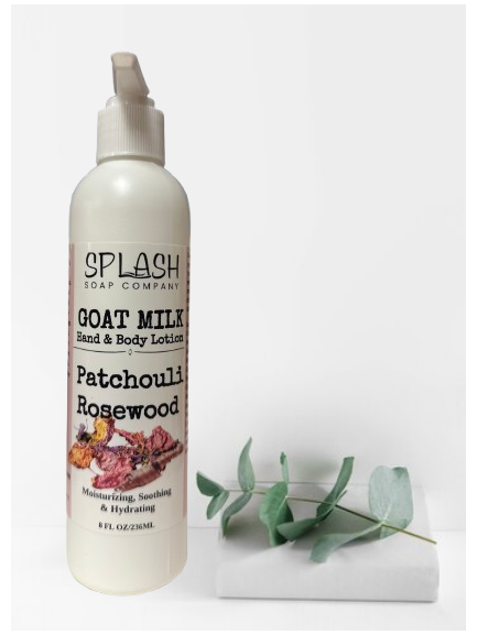 Patchouli Rosewood Goat Milk Lotion