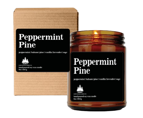 Peppermint Pine Candle- UP NORTH COLLECTION