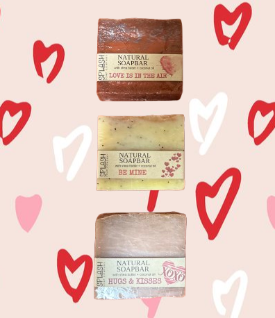 Valentine's Day 3 Soap Bar Set