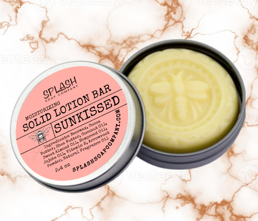 Sunkissed Solid Lotion Bar