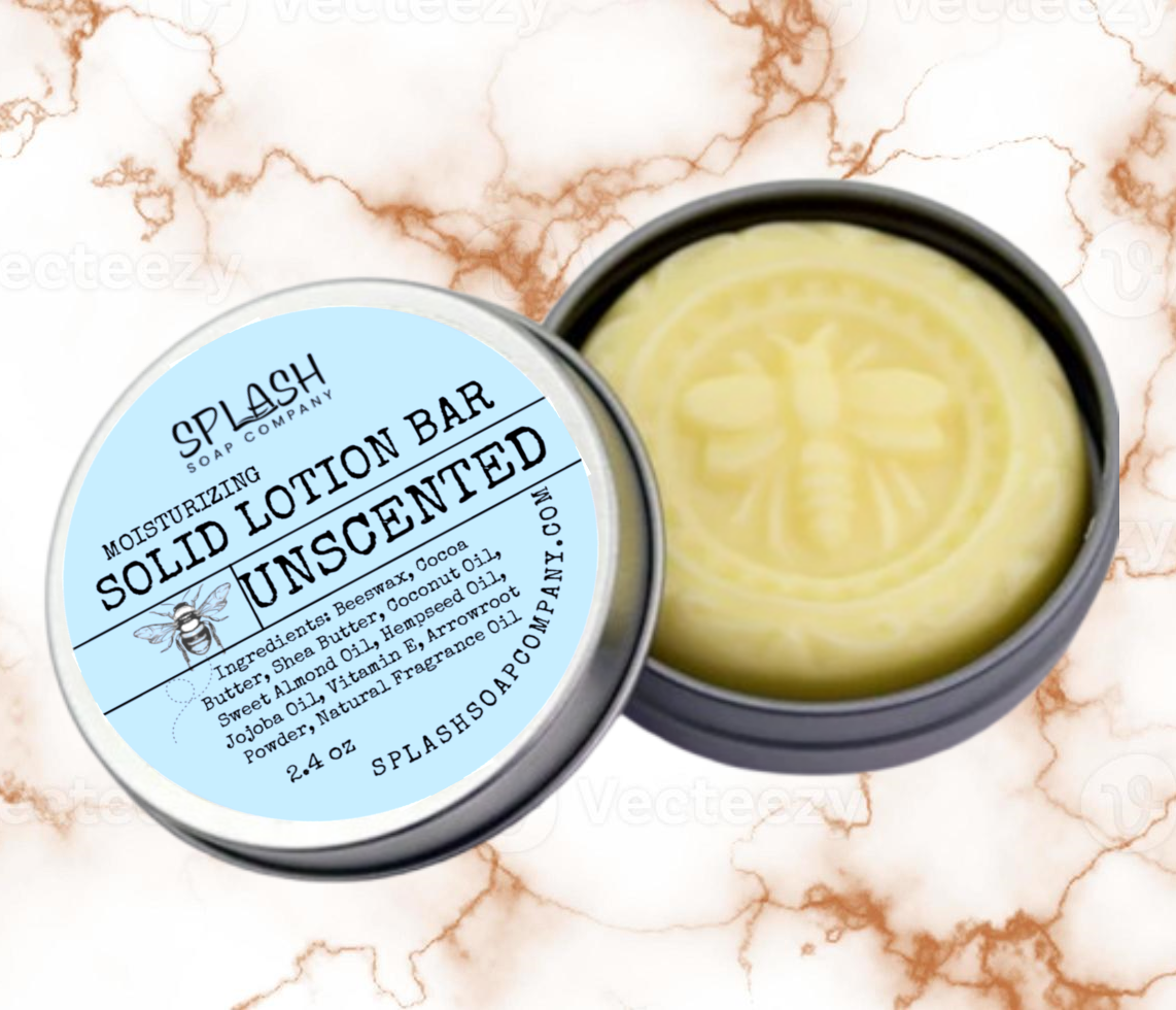 Unscented Solid Lotion Bar