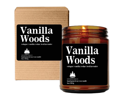 Vanilla Woods Candle-UP NORTH COLLECTION