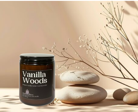 Vanilla Woods Candle-Rustic Cabin Collection