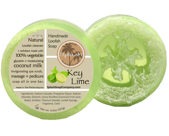 Key Lime Loofah Soap