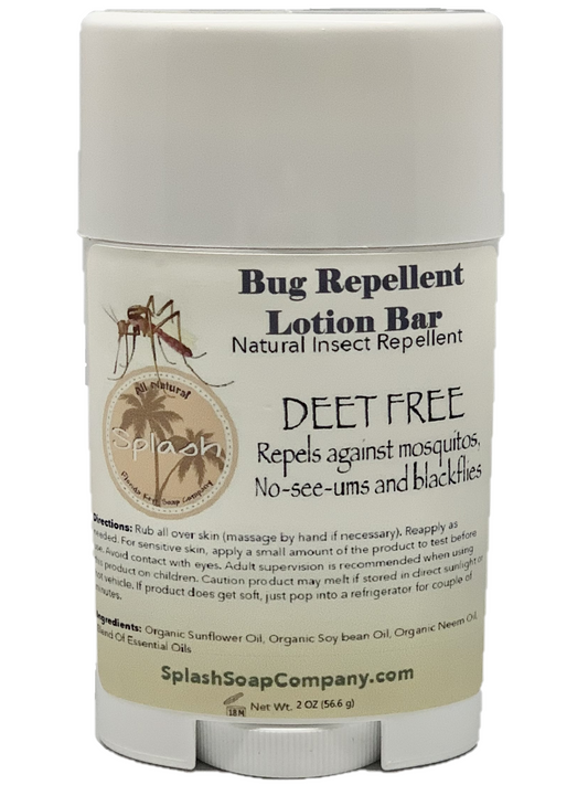 Bug Repellent Lotion Bar - Splash Soap Company