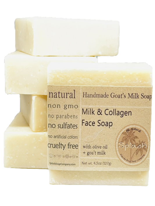 Milk and Collagen Face Soap