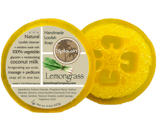 Lemongrass Loofah Soap